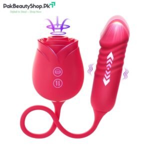 MOOLIGIRL Rosemary Rose Vibrator - Thrusting & Sucking