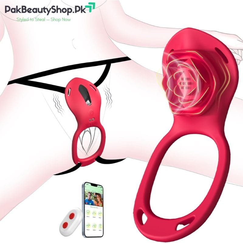 ZOOPLOU Couples Rose Clitoris Vibrator | App & Remote Controlled