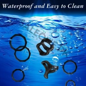 Alternative view of 8 Silicone Cock Rings Set for Men | Kaiagame