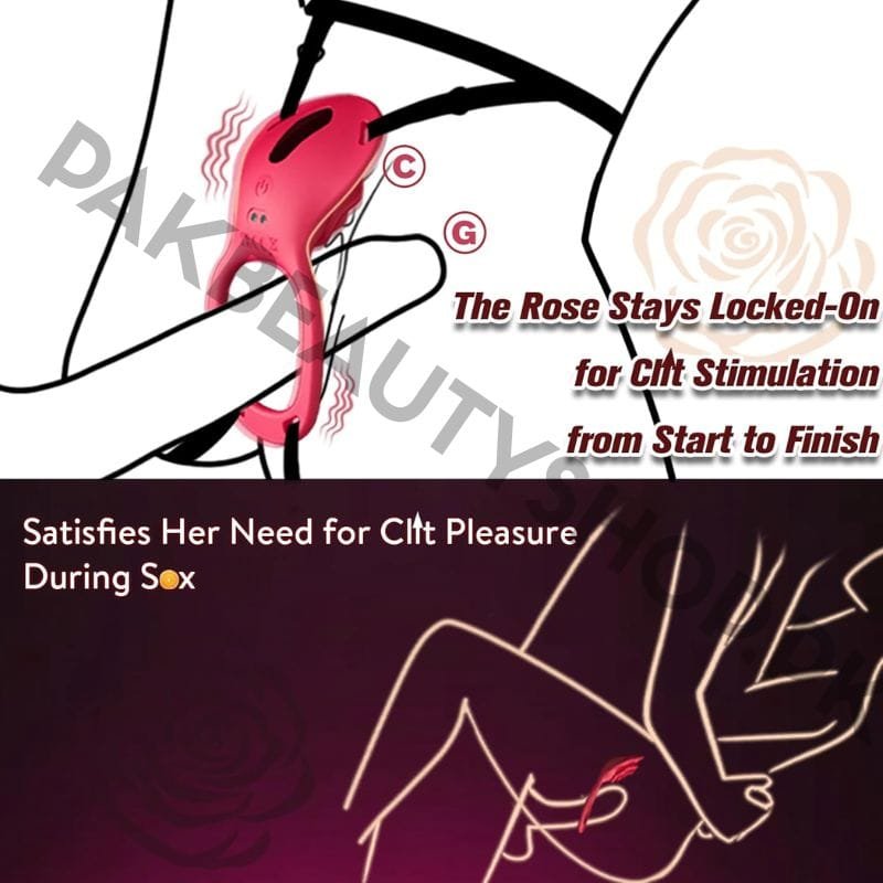 ZOOPLOU Couples Rose Clitoris Vibrator | App & Remote Controlled - Image 8