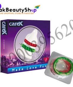 3 Colour Carex Chirk Spike Condom In Pakistan