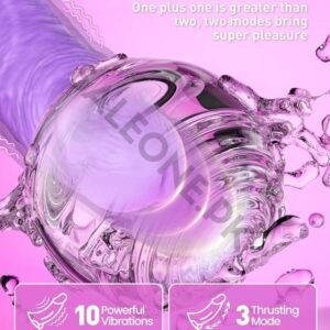 Alternative view of 9-inch G Spot Dildo Vibrator | Thrusting Sex Toy