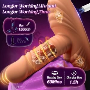 Alternative view of BEISAR Riding Grinding Dildos : 3 Thrusting & 9 Vibration Modes