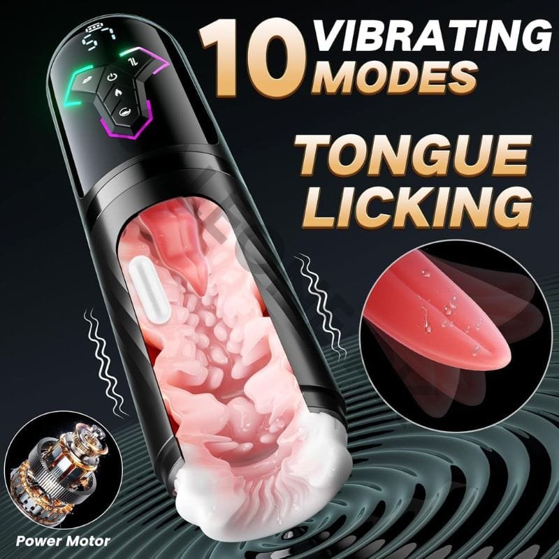 Heating Male Masturbator Penis Pump | 5-in-1 Men's Sex Toy - Image 7