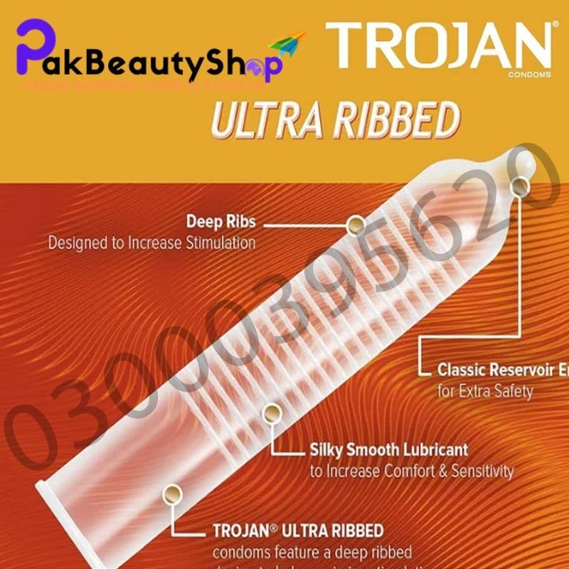 Ultra Ribbed Ring Shape Condom In Pakistan