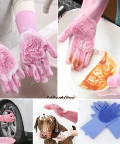 Alternative view of Silicone Washing Gloves